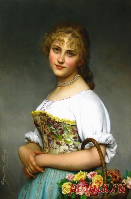 Взгляни в глаза… Что видишь в них, скажи? Австрийский художник Eugen von Blaas (1843-1931)