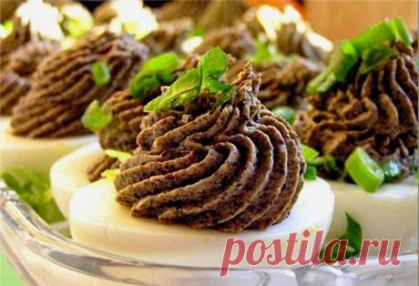 ФУРШЕТНЫЕ БЛЮДА. ФАРШИРОВАННЫЕ ЯЙЦА..