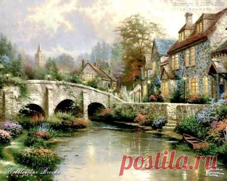 живопись Thomas Kinkade - 69 фото. Фотографии Валентин Иванов.