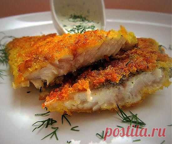 Жареная сельдь в панировке с имбирно-чесночным соусом | Кулинария | Женский журнал Lady.ru