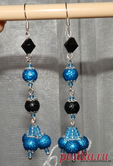 Серьги «Синева»
