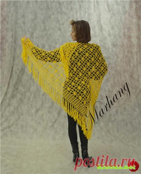 Шаль «Ромашки»