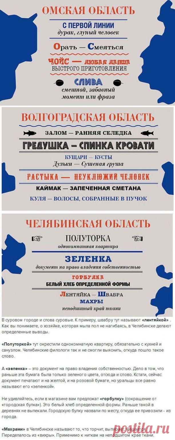 Особенности русского языка в разных регионах России