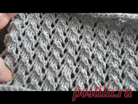 Узор 2168 спицами