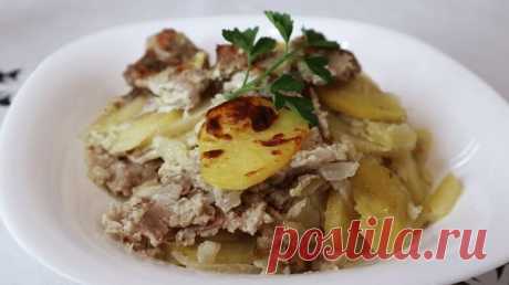 Картофель со свининой в духовке, простое и очень вкусное блюдо | Покулинарим | Пульс Mail.ru