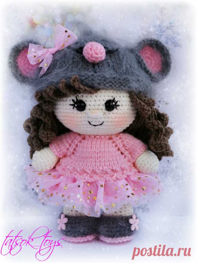 PDF Пупс малышка в костюме мышки крючком. FREE crochet pattern; Аmigurumi doll patterns. Амигуруми схемы и описания на русском. Вязаные игрушки и поделки своими руками #amimore - Кукла, пупс, doll puppet, muñeca boneca, poupée, puppe, panenka, bebek, lalka. Amigurumi doll pattern free; amigurumi patterns; amigurumi crochet; amigurumi crochet patterns; amigurumi patterns free; amigurumi today.
