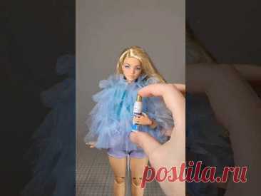 1:6 vs 1:3 #barbie #dollfie #dream #capsule #loretta #gachapon #gacha #bandai #miniature #doll