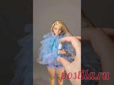 1:6 vs 1:3 #barbie #dollfie #dream #capsule #loretta #gachapon #gacha #bandai #miniature #doll