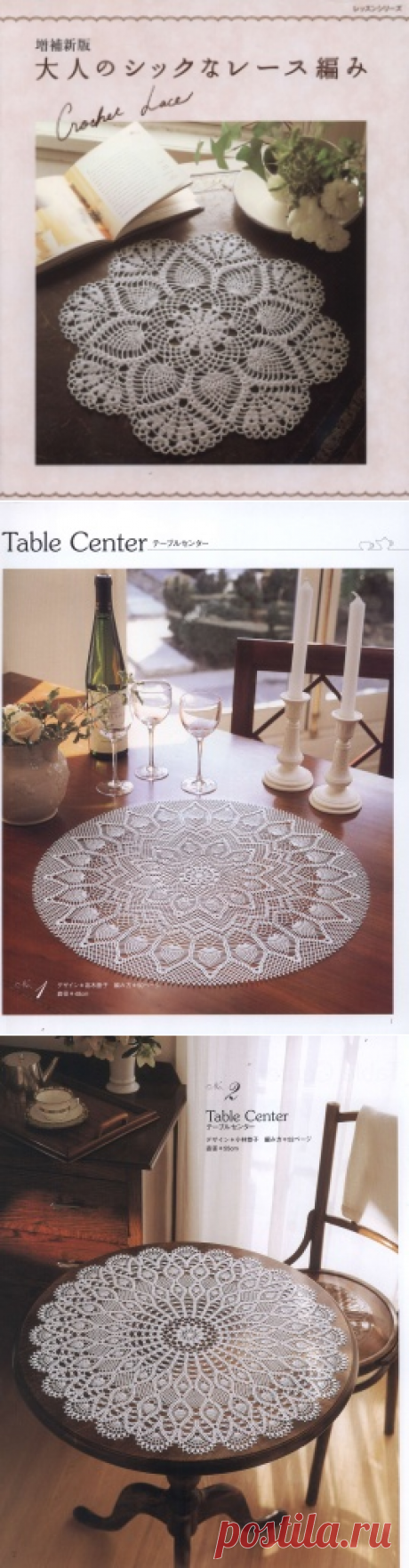 Вязание крючком,салфетки. Crochet lace