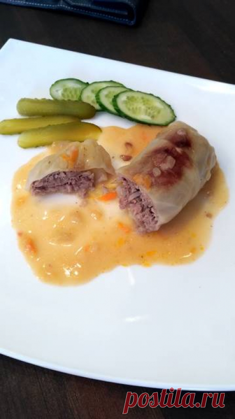 Голубцы с мясом.