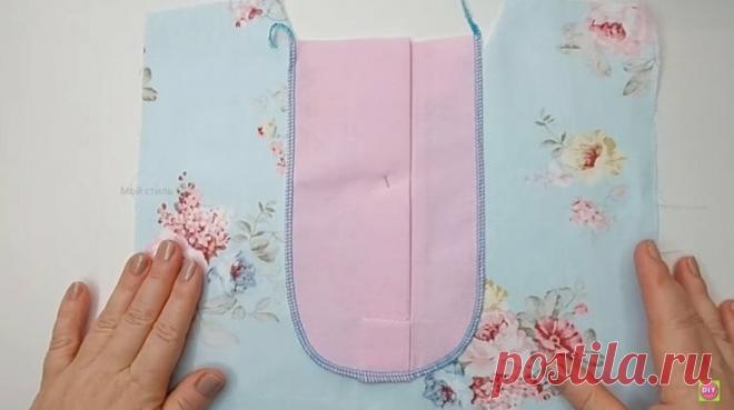 Способ, несложный для начинающих, при котором планка шьется из одной детали и способна преобразить самый простой предмет одежды | Мой стиль DIY | Яндекс Дзен
