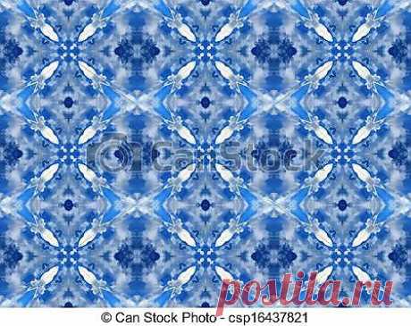 Clip Art of Blue seamless pattern - Digtal computer graphic - seamless... csp16437821 -  Search Clipart, Illustration, Drawings, and EPS Vector Graphics Images