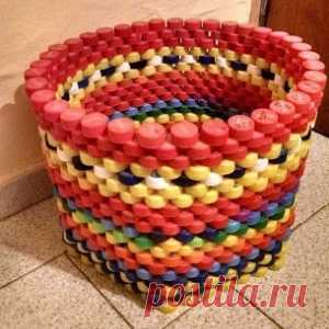 Вторая жизнь пластиковых крышек