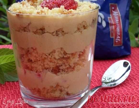Трайфл с рисовым кремом, клубникой и бананом рецепт 👌 с фото пошаговый | Едим Дома кулинарные рецепты от Юлии Высоцкой