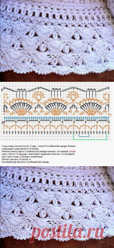 Красивый узор крючком. И не просто красивый, а очень красивый