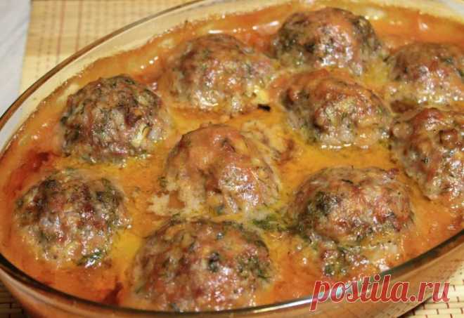 Мясные «ёжики» с рисом в духовке: просто, вкусно, сытно. | Домашние рецепты