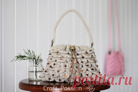 Звезда стежка Tote - Free Вязание шаблон | Craft Passion - Страница 2 из 2