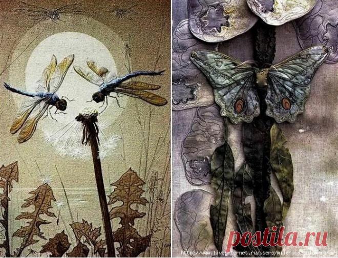 Потрясающие текстильные панно