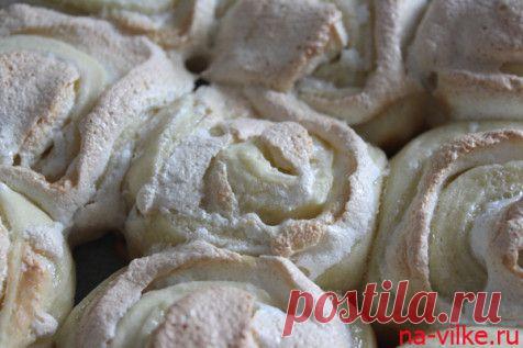 Творожные булочки с безе - Простые рецепты Овкусе.ру