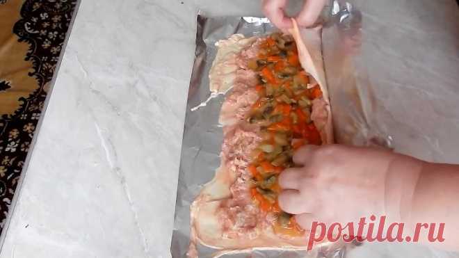Домашняя колбаса с грибной начинкой - вкусно, просто, недорого