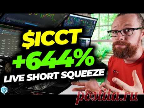 $ICCT goes up 644% 🚀 to a high of $42 - SHORT SQUEEZE RECORDING