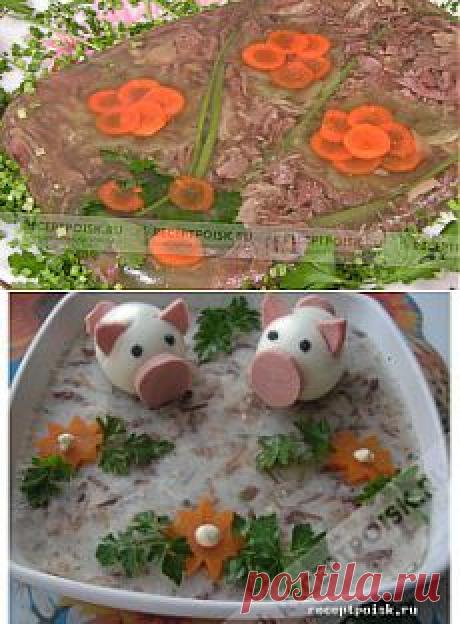 Холодец из бычьих хвостов, кулинарный рецепт с фотографиями