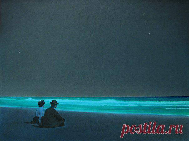 Devin Leonardi - Two Friends on the Shore of Long Island / Удивительное искусство