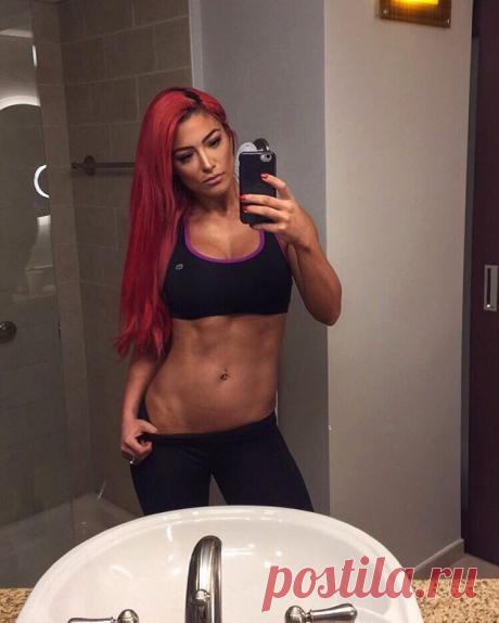 Мотивация для фитоняш - модель и Ring Girls Наталья Ева-Мария (Natalie Eva Marie)