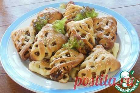 Пирожки творожные "Плетёные" – кулинарный рецепт