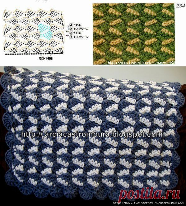 цитата Svetik1989 : Интересный узор крючком (14:01 13-07-2014) [4283346/330786056] - vbifnrf@mail.ru - Почта Mail.Ru