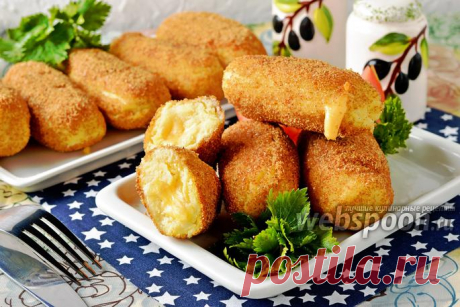 Картофельные палочки с сыром