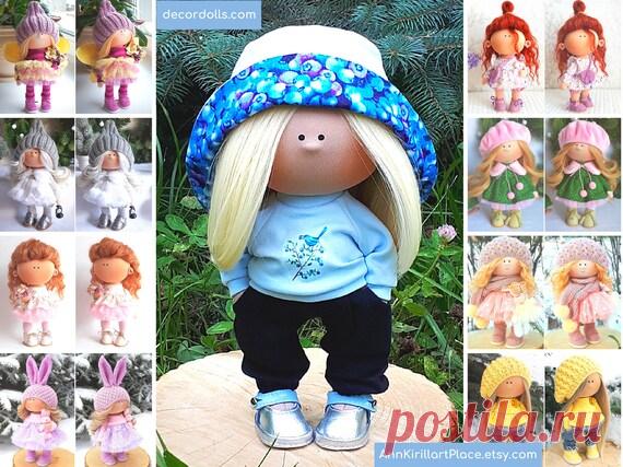 Soft Cloth Doll Baby Gift Doll Interior Rag Doll Nursery | Etsy Hello, dear visitors!  This is handmade soft doll created by Master Yana (Cheboksari, Russia). Doll is made by Order. Order processing time is 5-12 days.  All dolls on the photo are made by master Yana. You can find them in our shop using masters name: