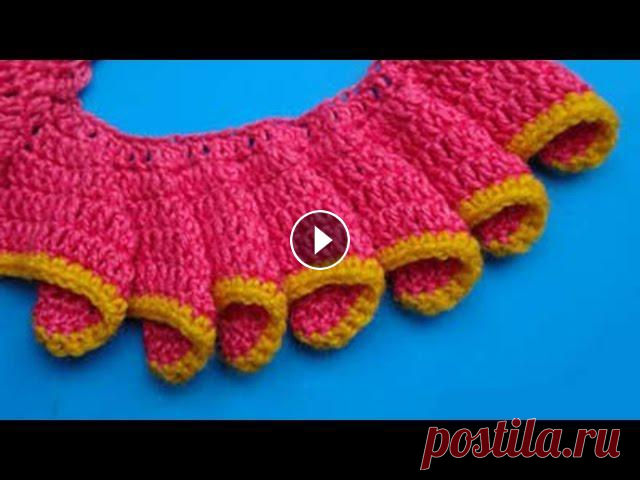 How to crochet frill Как вязать волан Рюши Мастер класс 12 Товары для рукоделий из КИТАЯ Чтобы получать новые видео - подпишись! Подписка тут - How to crochet frill Как вязать волан Рюши Мастер класс 12 Все ур...