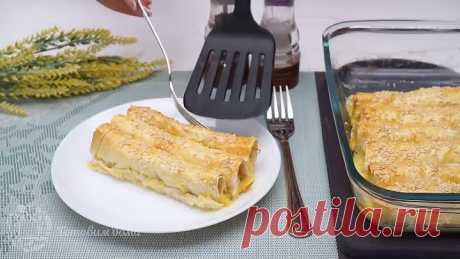 Рулетики с курицей в духовке!