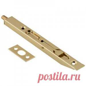 Упор торцевой (ригель) 160 PB золото - Фурнитура для дверей - Двери