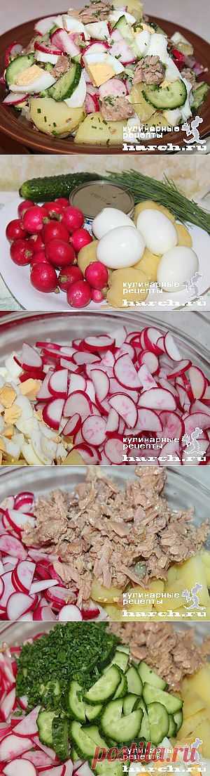 Салат с тунцом “Первомай” | Харч.ру - рецепты для любителей вкусно поесть