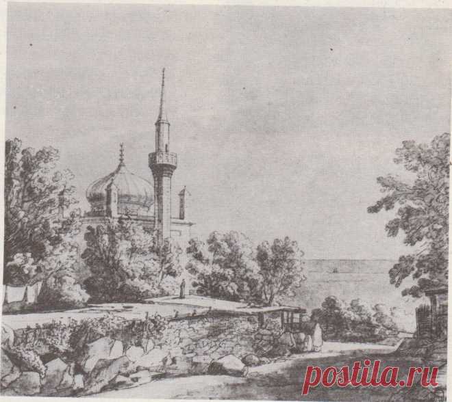 Мечеть в Алупке (Старые фото Алупки) Мечеть в Алупке была построена генерал-губернатором Новороссийского края Михаилом Воронцовым.