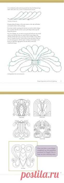 Трафареты для стежки, Sophisticated Stitches: Designs for Quilting, Applique, Sashiko & Embroidery: 60 New Motifs from Mr. Quil