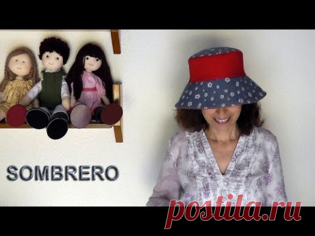 Cómo hacer un sombrero de tela para mujer