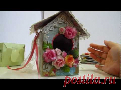 Prima Homemade BirdHouse made from Recycled Boxes - YouTube
