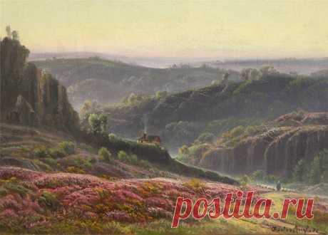 Вереск... Gaston Vincent Anglade  (French, 1854-1919).