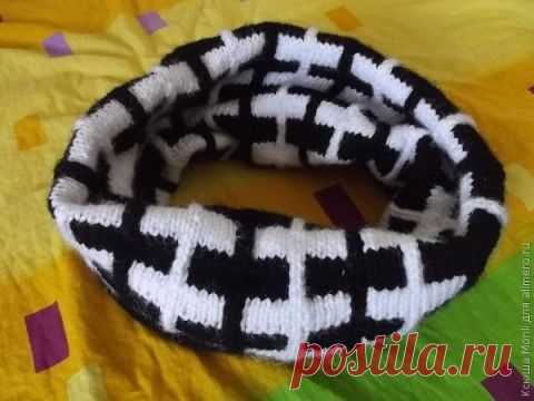 Шарф-хомут "Мотив из Франции"