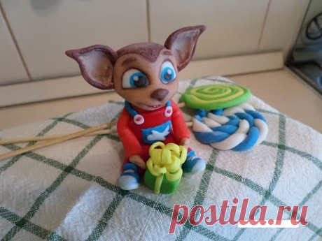 Малыш Барбоскин - лепим из мастики!