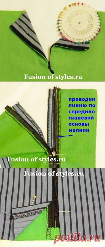 Как пришить подкладку к юбке