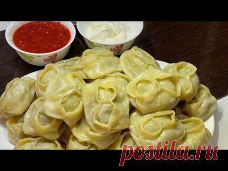 5/ Вот, как вкусно нужно готовить МАНТЫ! Все дело в фарше! Самые сочные узбекские манты.