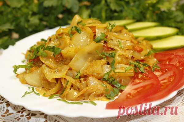 Как я готовлю вкуснейшую капусту на гарнир в духовке – очень просто и очень вкусно! | Мастерская идей | Яндекс Дзен