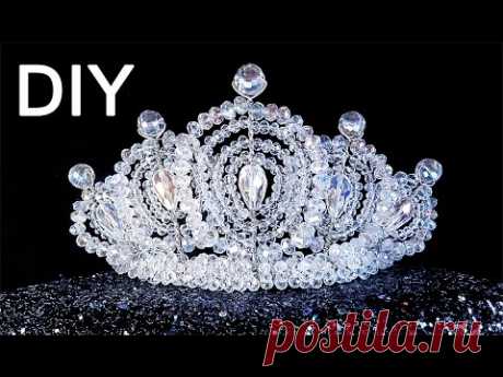 DIY: handmade beaded 👑 Crown / Корона из бисера своими руками