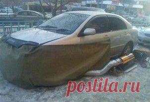 Прогрев двигателя паром - процесс - Сочи Авто Ремонт