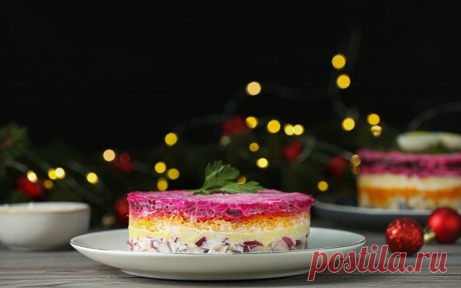 Сельдь под шубой с мягким сыром | Рецепты (Огород.ru)