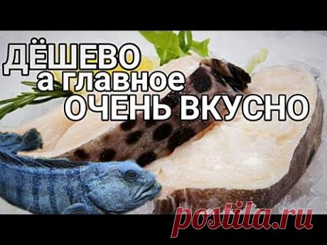 Стейк зубатки запеченный в духовке! как приготовить рыбу ЗУБАТКА